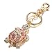 Produktbild GMTEXTILES Turtle Strass Metall Schlüsselbund Damentasche Anhänger Auto Schlüsselbund Kristall Schlüsselbund