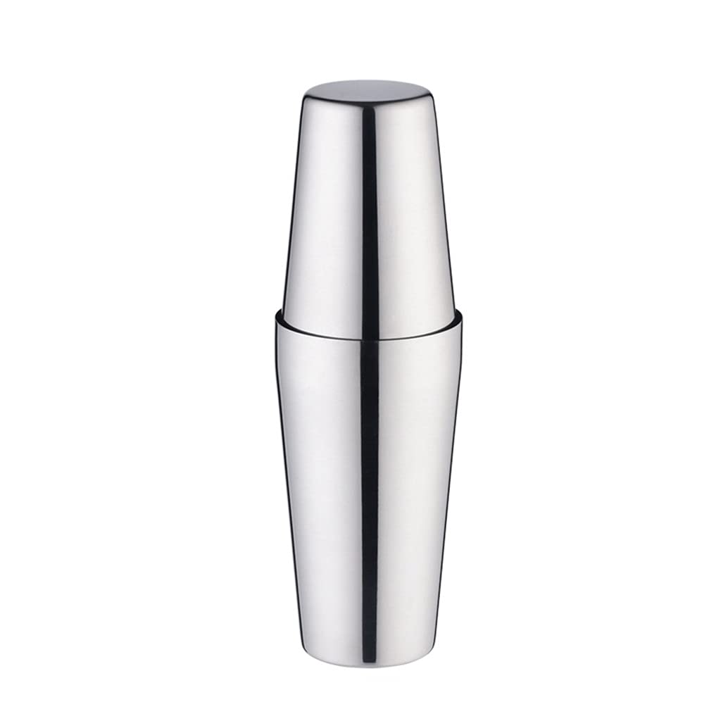 Coctelera Martini de acero inoxidable resistente con juego de vasos Boston para coctelería