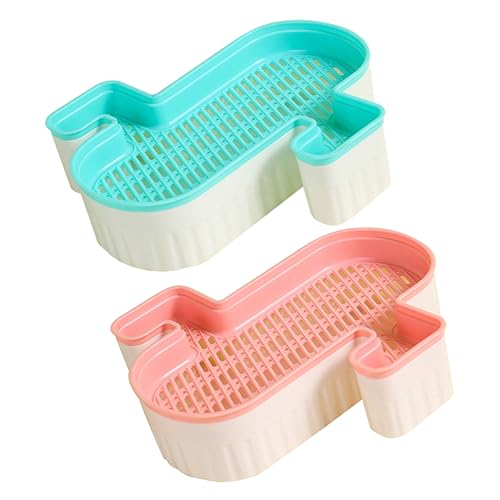 Beavorty 2pezzi Cat Grass Planter Box Idroponico Per Kit Coltivazione Cat Grass Vassoio Rimovibile Per e Eliminare Palline