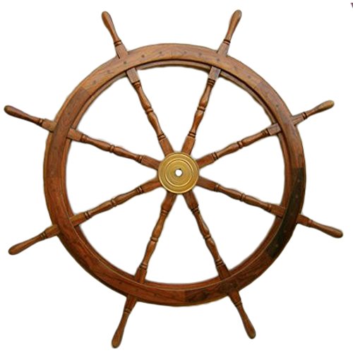 Benjara Constanta Pirate Ship Wheel, Tremendous And Terrific Home Embellishment
