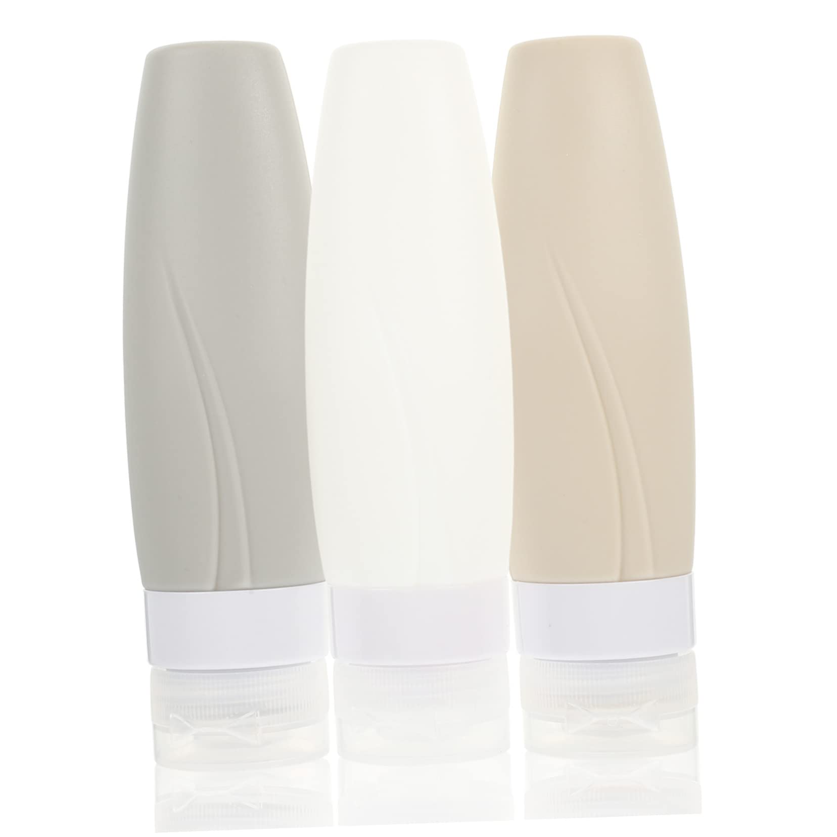 FOMIYES 9 Pz Bottiglia Di Lozione in Silicone Ricaricabile Vuoto Piccola Bottiglia Da Viaggio Sacchetti Di Plastica Per Il Trucco Flacone Cosmetico Viaggiare Gel Di Silice Conservazione
