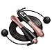 Corde à Sauter Sport, Corde à Sauter Sans Fil avec Compteur, Speed Jump Rope Réglable avec Crossfit Compteur et Minuterie pour Calories, Contient Sac de Rangement, pour Adulte, Femme, Enfant