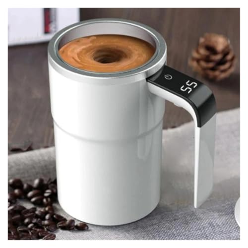 Treayes 380ML Mini Electric Coffee Self Mixing Mug - USB