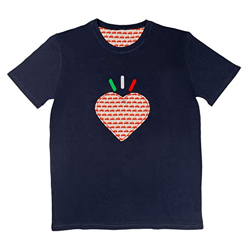 T-shirt pour homme en coton bleu XL parfait pour les sorties d'été