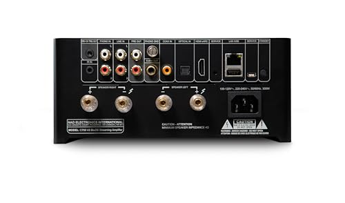 Image of NAD C 700 V2 Streaming Amplifier with BluOS - Wireless Hi-Res Audio, Multi-Room Streaming, AirPlay 2, Chromecast, Spotify & Tidal Connect
