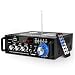 Produktbild Mini Verstärker hifi Stereo, 300W+300W Stereo Audio, Wireless Endstufe, Bluetooth 5.0 MP3 SD USB FM, Digital Signal Amplifier Receiver für Heimlautsprecher