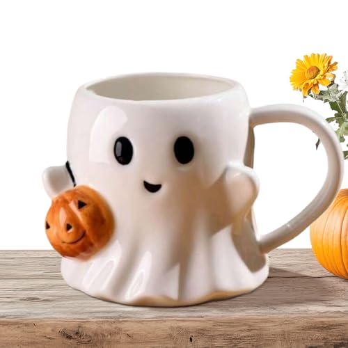 Taza de Halloween genérica | Taza de café Taza de Halloween con asa de diseño para el hogar, cocina, regalo de Navidad y cumpleaños