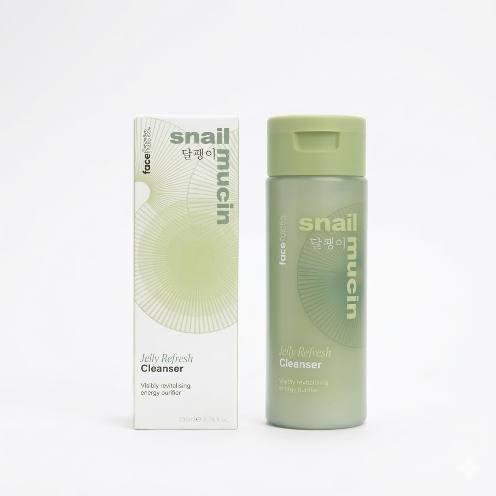 Snail Mucin Jelly Cleanser 200ml | Korean Gentle Face Wash | Vitamin C & Ginseng | Sensitive Skin