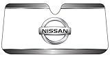 Plasticolor 003708R01 Nissan Logo Accordion Style Car Truck SUV Front Windshield Sunshade
