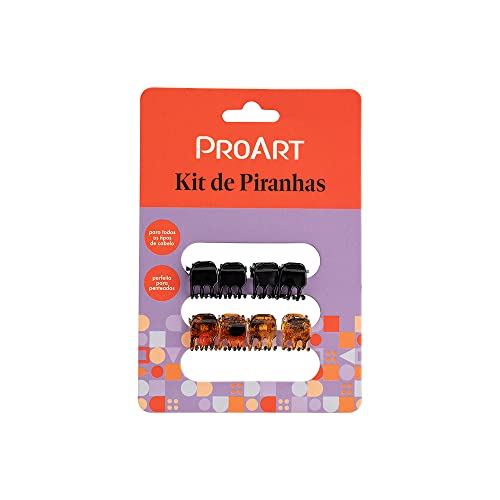 Kit Piranhas de Cabelo 8 uni Sortidos