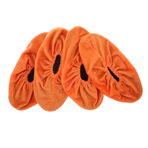 ifundom 2 Pairs Bowling Shoe Covers for Adults Non Slip Protectors Vibrant Washable Durable for Indoor Use Bowling Accessories for Home and Sports Activities Golden