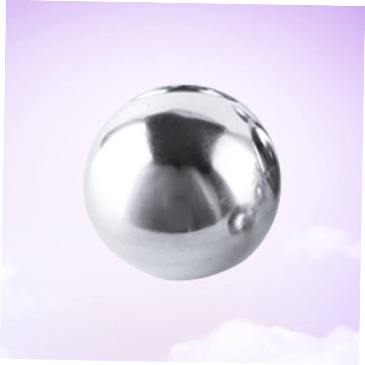 DULAI Garden Gazing Globe Ornament Balls Outdoor Gazing Mirror Mirror Outdoor Mirror Reflective Mirror Sphere Mirros Steel Ball Bearing Mirror Polishing Ball Reflector Stainless Steel, 120Mm