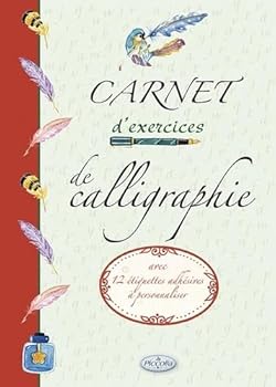 Paperback Carnet d'exercices de calligraphie Book
