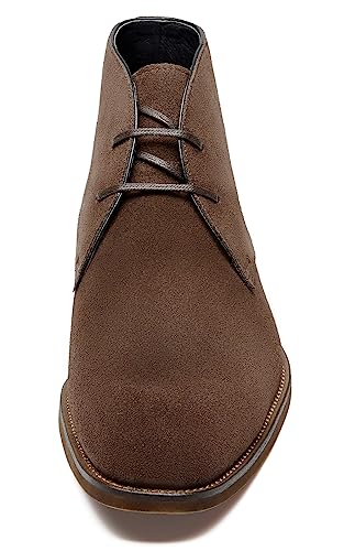 Image of Journey West Mens LightWeight Suede Desert chelsea chukka Boots