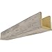 Ekena Millwork BMSD3C0100X120X264BP 3-Sided (U Sandblasted Endurathane Faux Wood Ceiling Beam, 10"W x 12"H x 22
