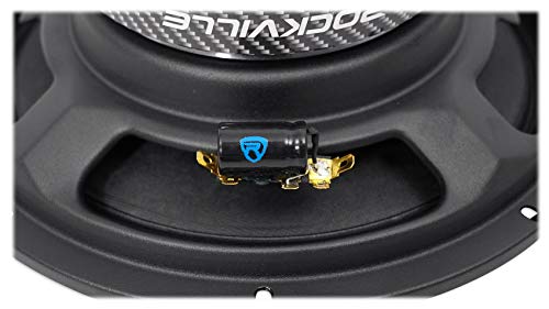Rockville Rxm104 10" 600 Watt 4 Ohm Spl Car Midrange Mid-Bass Speaker W/Bullet #TOP6