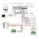 Photovoltaik-Wechselrichter, dreiphasiger Wechselrichter, Hybrid On-Grid/Off-Grid, CEI 0-21, LCD-Farb-Touchscreen, integrierter Smart Meter, WiFi und TA inklusive, 10 Jahre Garantie, IP65 (12KW)