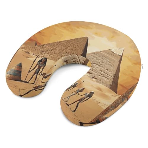 Almohada de espuma viscoelástica 30x25 cm en forma de U miniatura 6