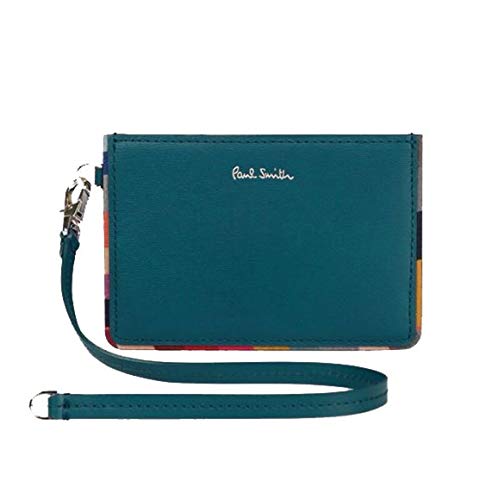 ポールスミス Paul Smith 財布 レディース財布 スワールトリム パスケース 定期入れ (ブルー)