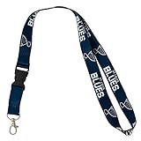 Desert Cactus St. Louis Blues Lanyard Saint Louis NHL National Hockey League Car Keys ID Badge Holder Keychain Detachable Breakaway Snap Buckle (Lanyard 1 - Blue)