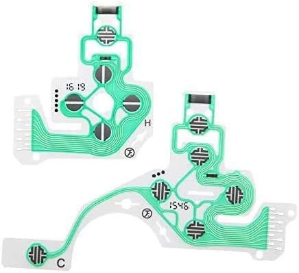 Buttons Ribbon Circuit Board Replacement for PS4 Pro Slim Controller Conductive Film Keypad Flex Cable PCB (JDS-030)