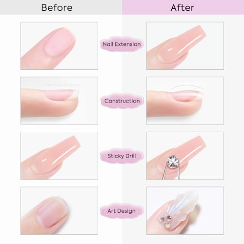 CANNI Builder Gel para Uñas 1 Fl Oz Soft Pink miniatura 5