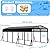 12x25 FT Heavy Duty Carport, Upgraded Metal Car Ports Canopy with 6 Side Reinforcement Support Rods, All Weather Use Car Shelter with Galvanized Steel Roof Vertaile for Car Truck Boat Tractors Party