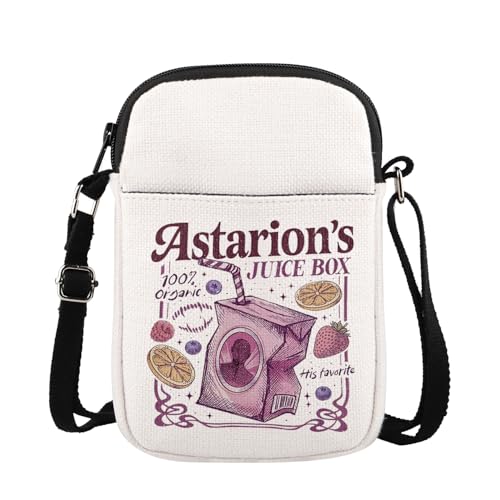 MAOFAED Funny Dark Humor Crossbody Bag, Video Game Inspired Gift, Gaming Theme Shoulder Bag for Game Enthusiast(juice box)