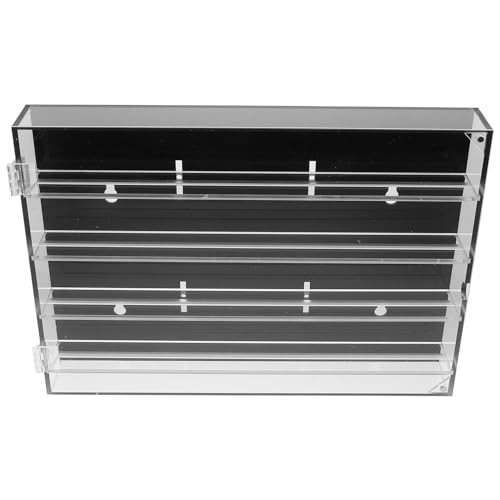 Cabilock Portacuchillos Acrílico Multicapa de Pared 35X24X47 CM Transparente para Cocina Vitrina Compacta para Cuchillos y Herramientas Caja Organizadora para Almacenamiento