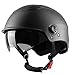 WESTT Escape Skaterhelm I Skateboard Helm mit Sonnenvisier I Leichter Skatehelm I Fahrrad Helm I BMX Helm I Inliner Helm I Skaterhelm Herren & Damen mit verstellbaren Kinnriemen l Schwarz l Größe L-XL