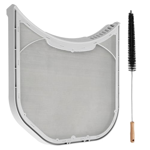 ADQ56656403 Dryer Lint Filter Replacement for LG Dryers & WashTowers, Replace AP7012980 PS16546780 DLEX4000W DLGX4001B DLE3600W DLEX4000B DLGX5501V DLGX4201B DLE3460W,11.2' * 10.9' with Lint Brush