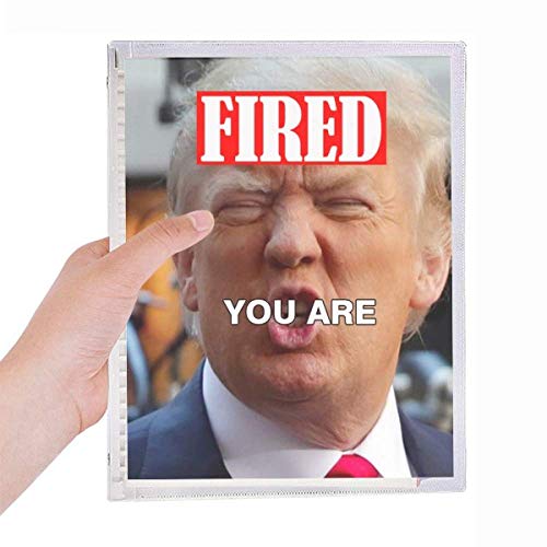 Cahier reliure spirale Trump rechargeable au design amusant avec couverture rigide A5