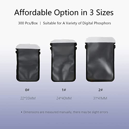 Dental X-Ray Barrier Envelopes-X-Ray Film Protective Bag Sensor Imaging Plate Protector Sleeve Ray Scan Cover Bags（2#） #TOP5