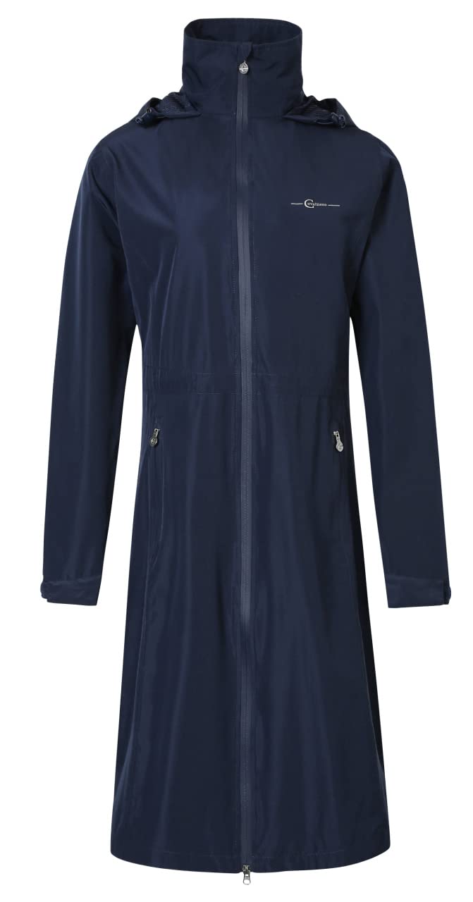 Kerbl Regen- und Outdoormantel Damen navy L