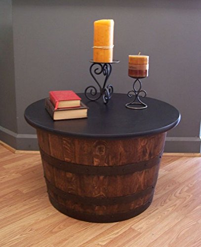 Real Half Whiskey Barrel Coffee Table End Table Buy Online In Maldives At Maldives Desertcart Com Productid 96081877