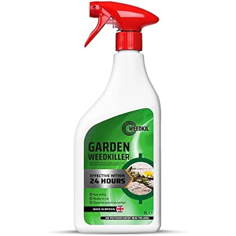 WeedKil Glyphosate Free Weed Killer 1 Litre - Harmless To Children & Pets Once Dry | Fast Acting Organic, Natural Ingredients | Effective Within 24 Hours, All Year Round | Ready To Use Spray Bottle Cover