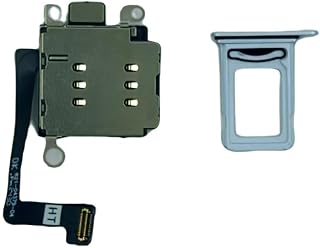 Lector dual SIM y bandeja SIM compatible con iPhone 15, color azul