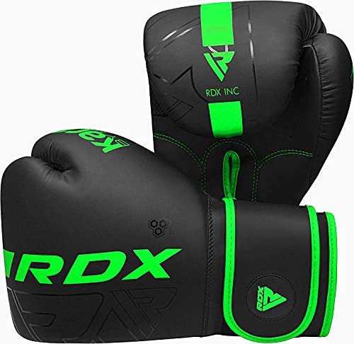 Rdx Kids Boxing Gloves Sparring And Muay Thai Maya Hide Leather, Kara Patent Pending Junior Training Mitt For Kickboxing, Punching Bag, Focus Pads, Mma, Thai Pad, Double End Ball Punching Gloves #TOP3