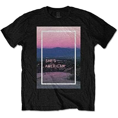 T-Shirt # M Black Unisex # She's American