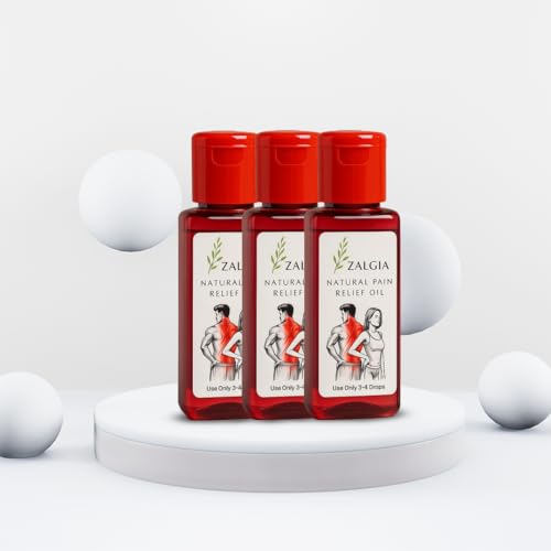 Image of Zalgia Oil - Natural ingredients Non-greasy formula for quick Pain Relief Oil for Back Pain, Muscle Joint Pain, Knee Pain, Body Pain 120ML