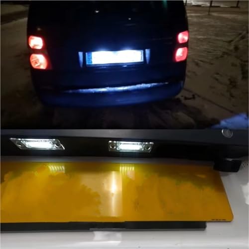 Luz matrícula LED Passat y Jetta para solucionar iluminación trasera tenue 2