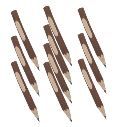 Lápices de madera natural NOLITOY 17cm pack x10 miniatura 1
