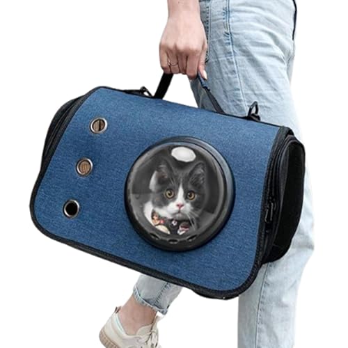 Sac de transport pour chat anti stress pliable et aéré