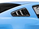 SpeedForm Quarter Window Louver in Gloss Black Fits Ford Mustang Coupe 2010-2014