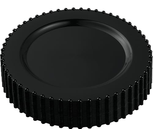 PLASTICPRO Plastic Dinner Plates Disposable Plastic Fancy Heavy Duty Party Dishes - Image 8