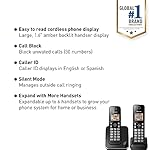 PANASONIC-KX-TGC352B-Expandable-Cordless-Phone-System-Double-handset-System