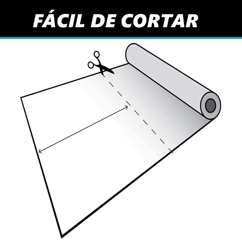 Cortina protectora contra corrientes y polvo de lamas de PVC transparente a medida 6