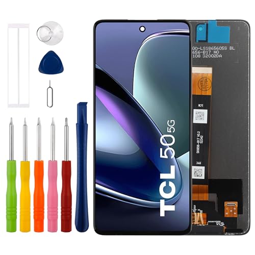 Écran LCD pour TCL 50 5G afficheur de rechange tactile noir 6,6 pouces et outillage