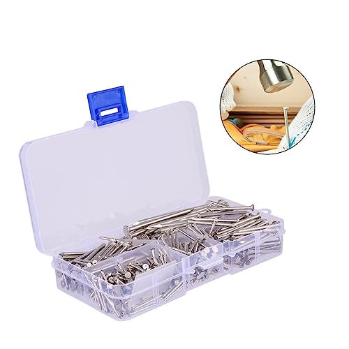 460 clavos redondos de acero inoxidable para proyectos de carpintería miniatura 3