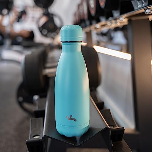 Image of Konokyo Insulated Water Bottles,17 oz Double Wall Stainless Steel Vacumm Metal Flask for Sports Travel,Turquoise